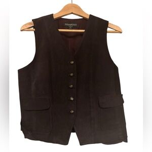 Brown Suede Vest